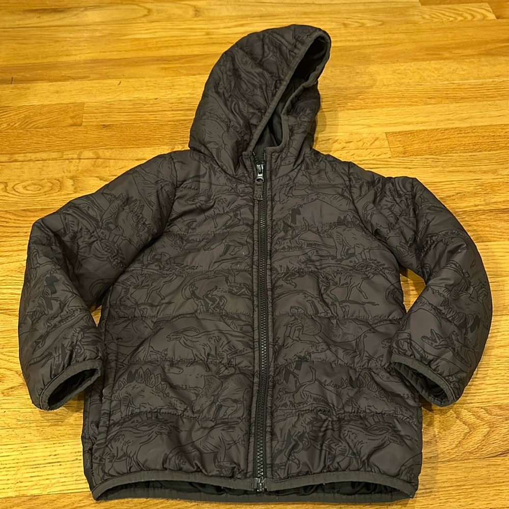 Carters Boys puffy Dino coat